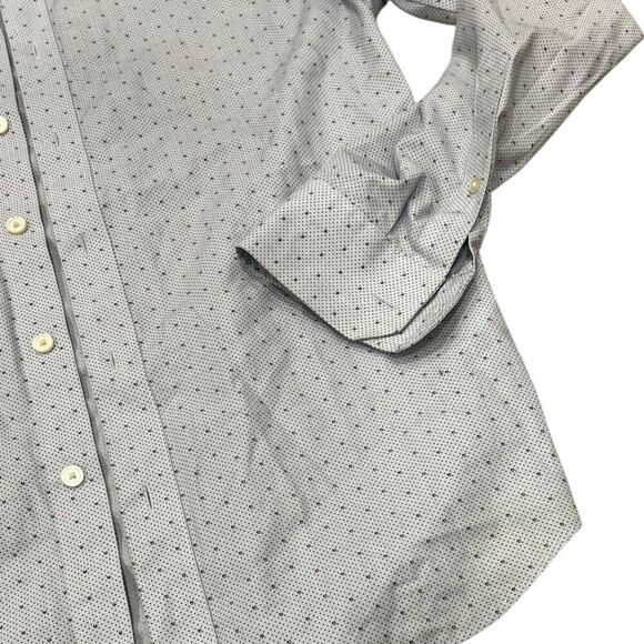 Banana Republic Gray Patterned Untucked Fit Button Down Shirt M - Picture 2 of 4
